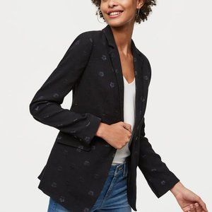 LOFT Floral Jacquard Blazer